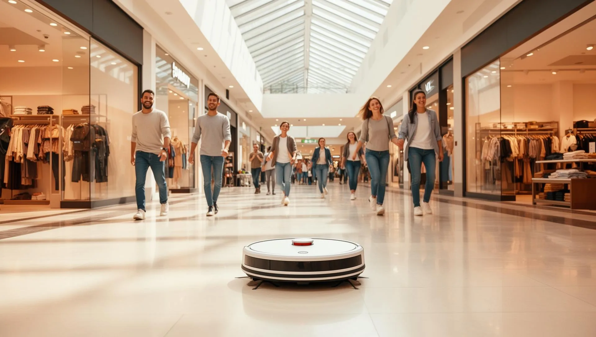 Reinigungsroboter für Einkaufszentren & Verkaufsflächen