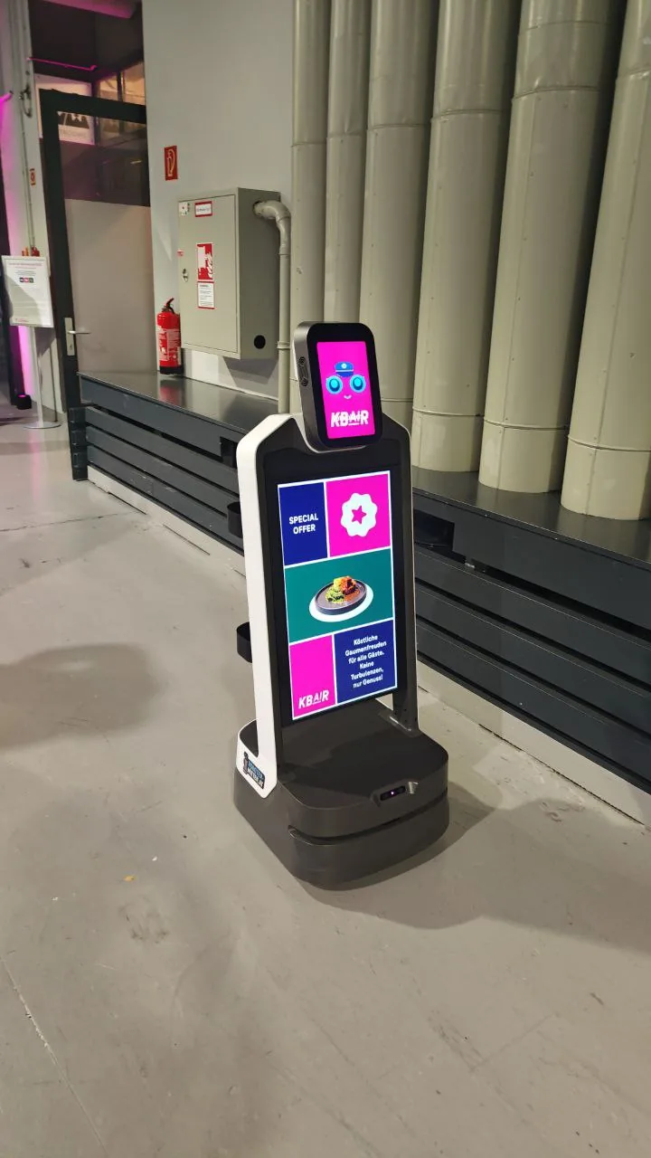 Keenon T10 beim Telekom-Event in Wien